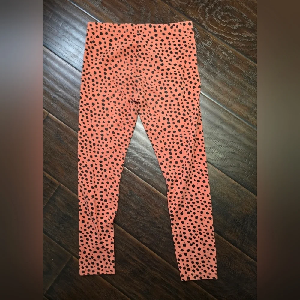 Wonder Nation Kids Brown Orange Animal Print Leggings XL Plus